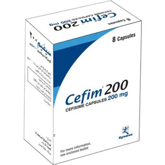 Picture of CEFIM 200MG 8CAP