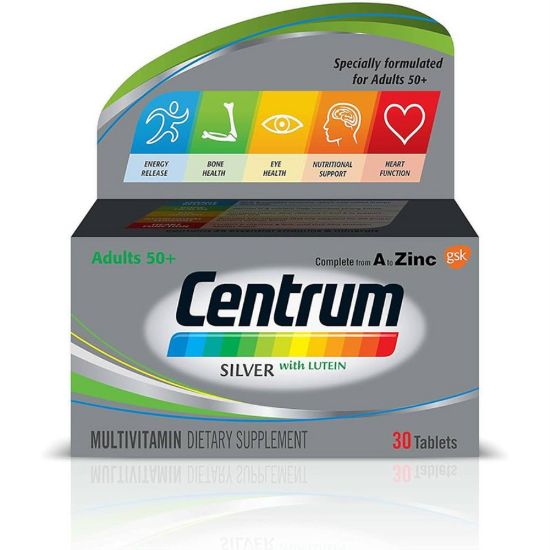 Picture of CENTRUM SILVER W LUTEIN 30 TAB
