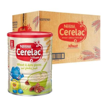 Picture of CERELAC WHEAT & DATES PIECES 24X400G