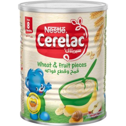 Picture of CERELAC WHEAT & FRUITS PIECES 24X400 G