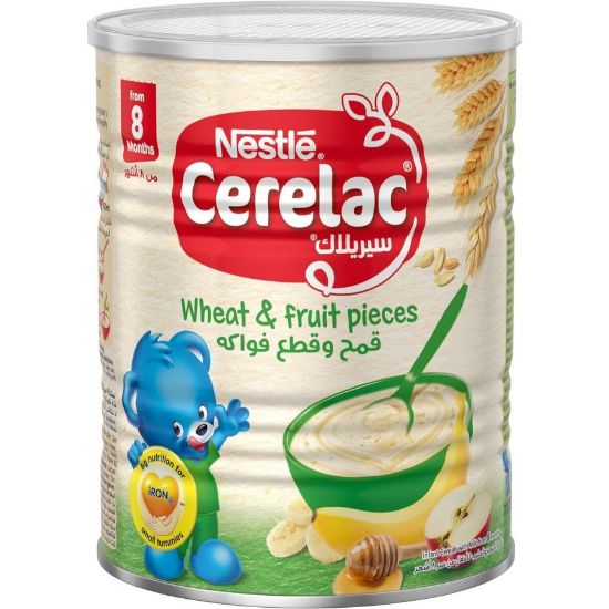 Picture of CERELAC WHEAT & FRUITS PIECES 24X400 G