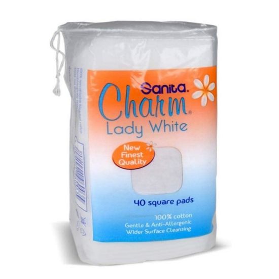 Picture of CHARM COTTON SQUARE 40 PADS W506-60035