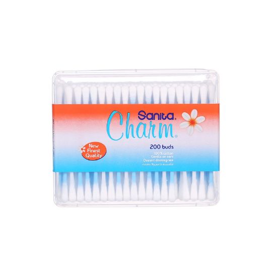 Picture of CHARM EAR BUDS SQUARE 200 BUDS X 48 - W502S01-50050