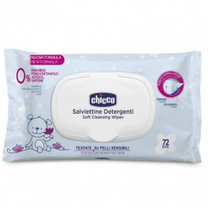 Picture of CHICCO CLEANSING WIPES 72 PCS 0182