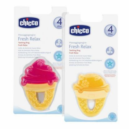 Picture of CHICCO FRESH RELAX TEETHING RIGN 4 M 71520-6836 عضاضة ايسكري