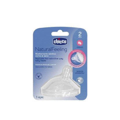 Picture of CHICCO NATURAL FEELING 2+M MEDIUM 2 PCS 8209