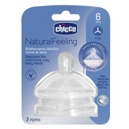 Picture of CHICCO NATURAL FEELING 6+M FAST 2 PCS 8254