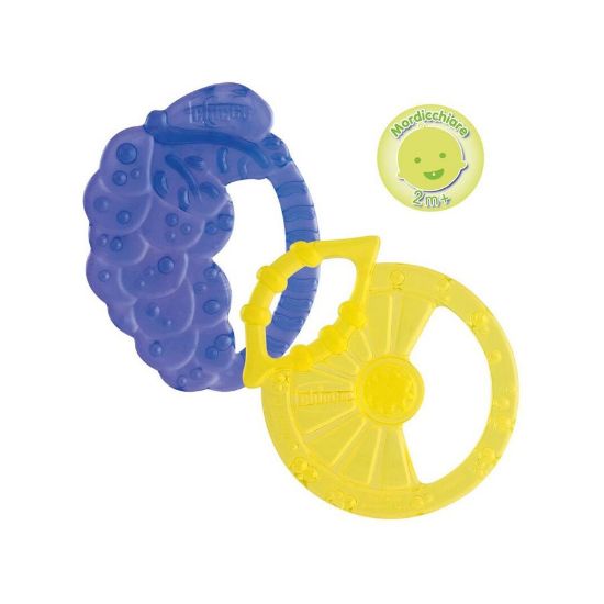 Picture of CHICCO SOFT RELAX SILICONE TEETHER 2M+ 2PCS 7161