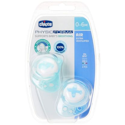 Picture of CHICCO SOOTHER PHYSIO AIR 0-6 M LATEX 2 PC 59317