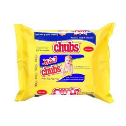 Picture of CHUBS BABY WIPES ALOE&CHAMOMILE 20 WIPES 5023