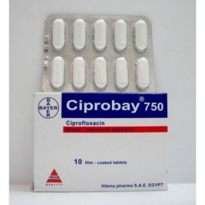 Picture of CIPROBAY 750MG 10TAB