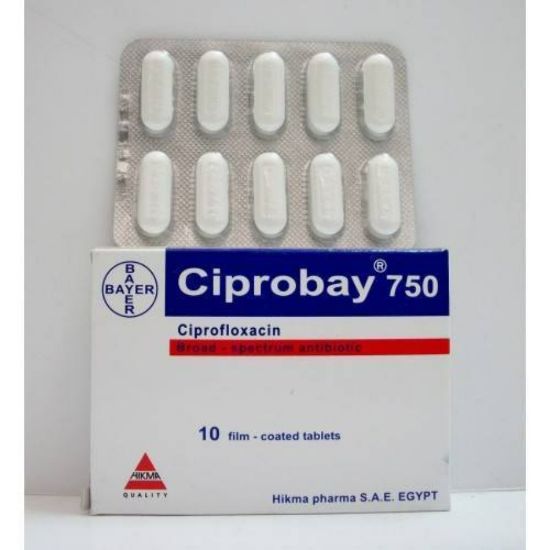 Picture of CIPROBAY 750MG 10TAB