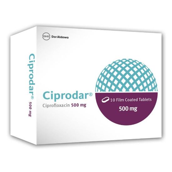 Picture of CIPRODAR 500 MG 10 TAB