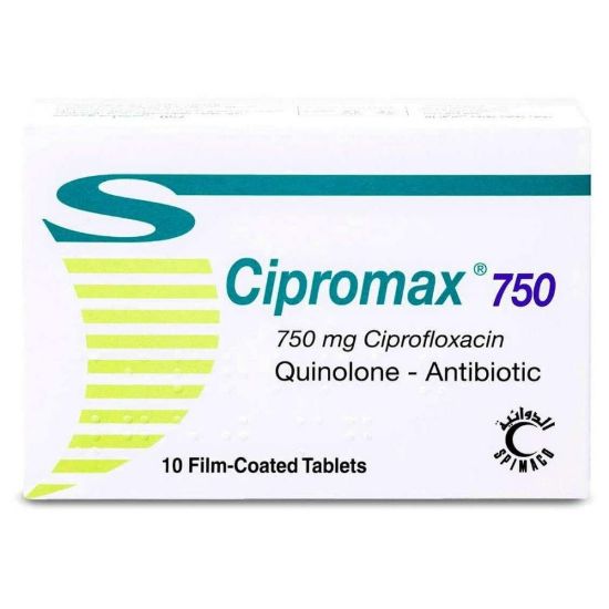 Picture of CIPROMAX 750 MG 10 TAB