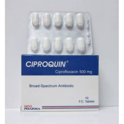 Picture of CIPROQUIN 500MG 10TAB WS