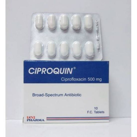 Picture of CIPROQUIN 500MG 10TAB WS