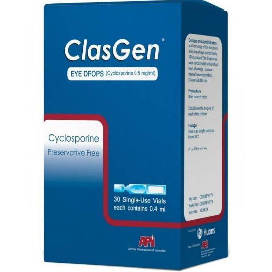 Picture of CLAS GEN EYE DROPS 30/0.4 ML