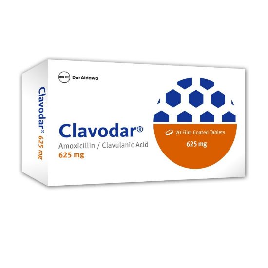 Picture of CLAVODAR 625 G 20 TAB