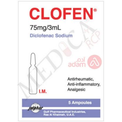 Picture of CLOFEN INJ 75MG 5VIAL