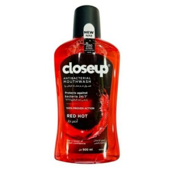 صورة كلوس اب غسول الفم مضاد للبكتيريا احمر حار - 400 مل