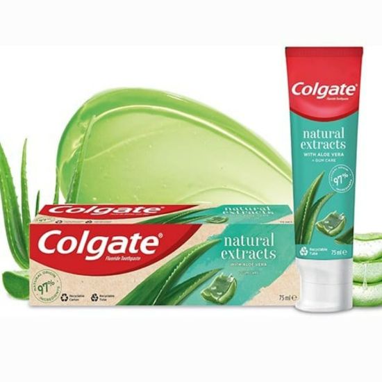 Picture of COLGATE NATURAL EXTRACTS TP GUM CARE ALOE& GREEN TEA 75 ML