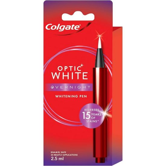 صورة كولجيت أوبتيك وايت قلم تبييض طوال الليل 2.5 مل