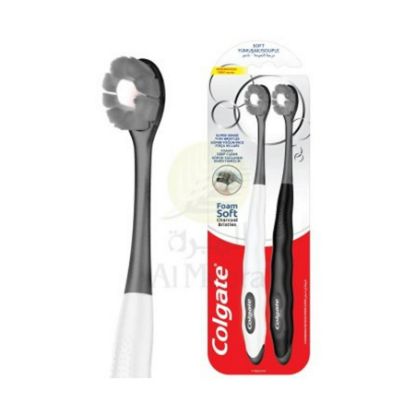 Picture of COLGATE TB FOAM SOFT CHARCOAL 2PK