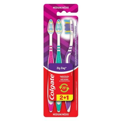 Picture of COLGATE ZIGZAG MED T.B 2 +1 FREE 3777