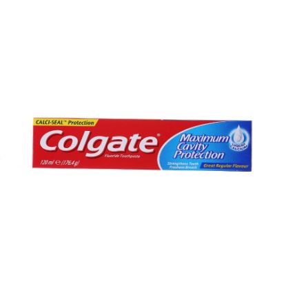 Picture of COLGATE MAXIMUM CAVITY PROT REGULAR FLAVOUR 120 ML 1874 (125