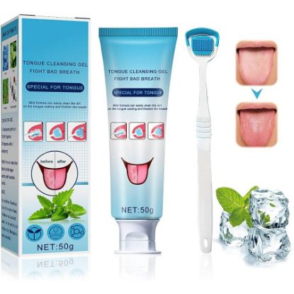 Picture of COOLER TONGUE CLEANING GEL WITH ZINC AND REFRESHING MINT - 8