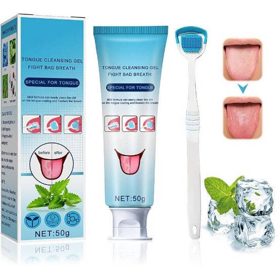 Picture of COOLER TONGUE CLEANING GEL WITH ZINC AND REFRESHING MINT - 8
