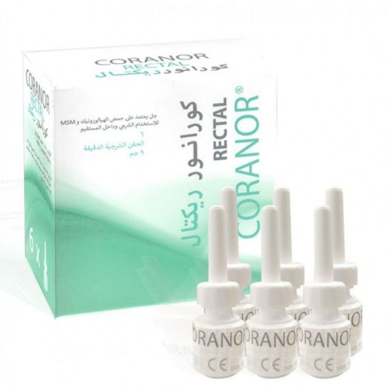 صورة كورانور ريكتال 6 حقن شرجية / 9 جرام