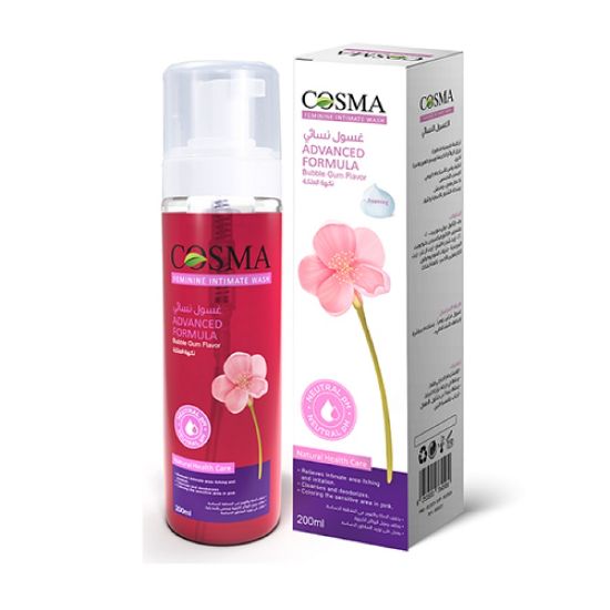Picture of COSMA FEMININE INTIMATE WASH BUBBLE GUM FLAVOR 200ML 4589