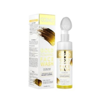 Picture of COSMO GOLD FOAMING FACIAL WASH WITH BRUSH 175ML