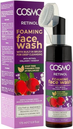 Picture of COSMO RETINOL FOAMING FACIAL WASH WITH BRUSH 175ML