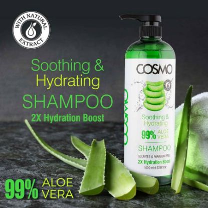 Picture of COSMO SHAMPOO WITH ALOE VERA EXTRACT 1000 ML