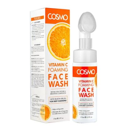Picture of COSMO VITAMIN C FOAMING FACIAL WASH WITH BRUSH 175ML