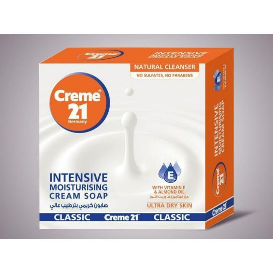 Picture of CREME 21 CREAM SOAP INTENSIVE MOISTURIZING 4 X 125G