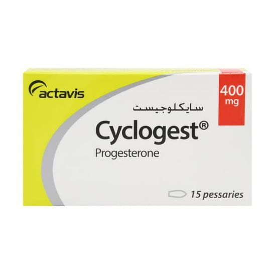 Picture of CYCLOGEST 400 MG 15 SUPP