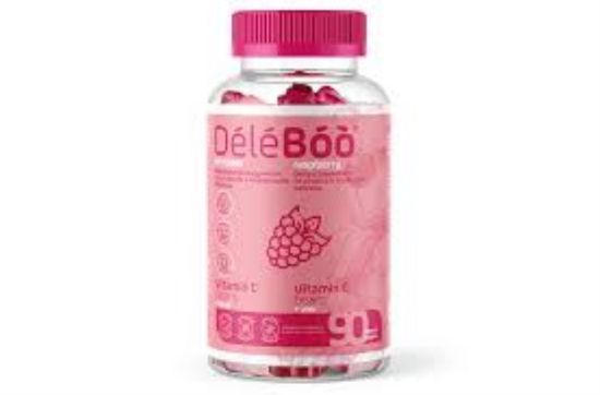 Picture of DELEBOO VITAMINC +ZINC RASPBERRY 90 BEANS