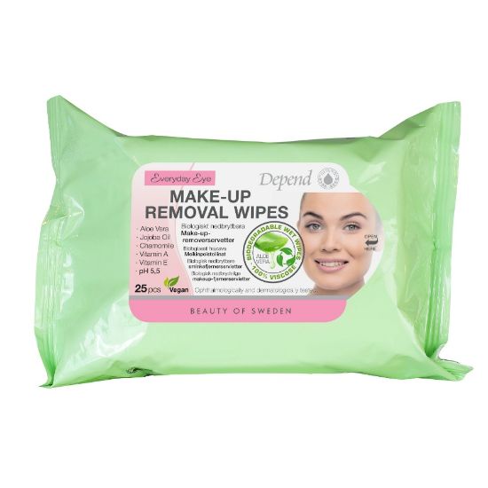 Picture of DEPEND MAKE-UP REMOVER WIPES PERFECT   9631