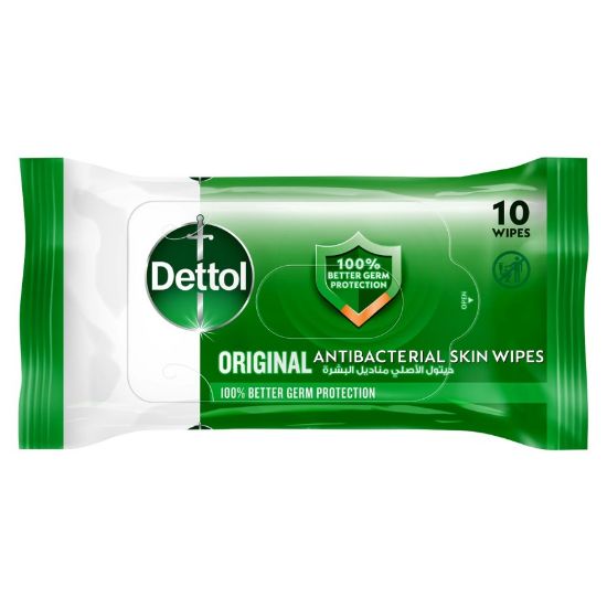 Picture of DETTOL AB WIPES ORIGINAL 10 PCS X 24
