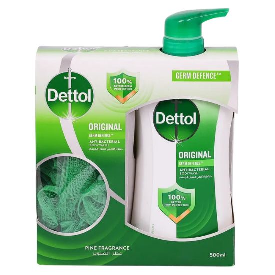 صورة ديتول (جل استحمام عـائلي مع ليفة)