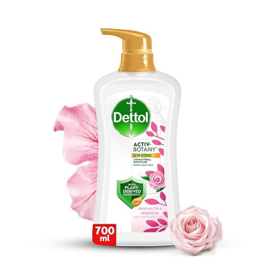 صورة ديتول غسول الجسم كركديه وماء الورد 700 مل