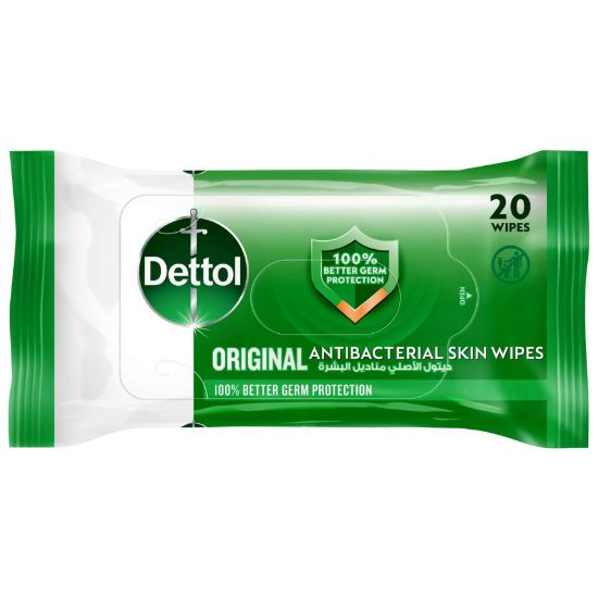Picture of DETTOL WIPES 2*1 120 PIECES