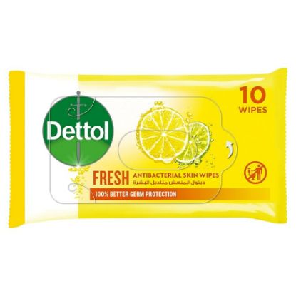 Picture of DETTOL WIPES FRESH 10 SHEETS X 48 - 2451