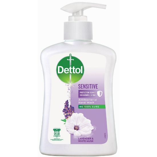 Picture of DETTOL SHOWER GEL SENSITIVE 250 ML+PUFF X 12