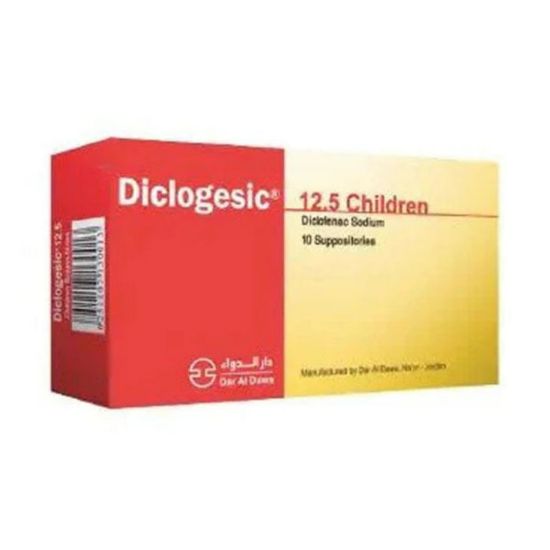 Picture of DICLOGESIC 10 SUPPOSITORY 12.5 MG#
