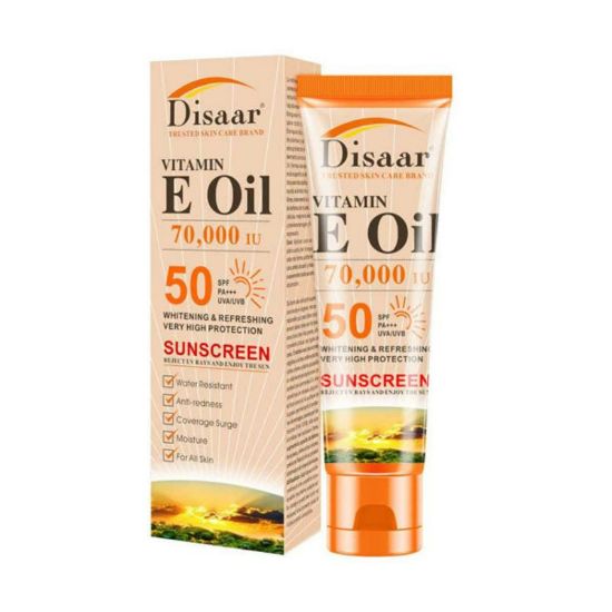 Picture of DISAAR VITAMIN E OIL +50 SUN CREAM 50 G