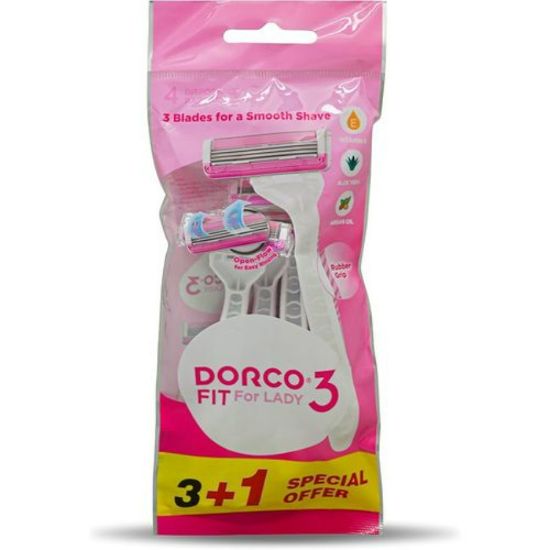 Picture of DORCO 3 FIT FOR LADY :TRC100PK-4P (3+1) POLY BAG